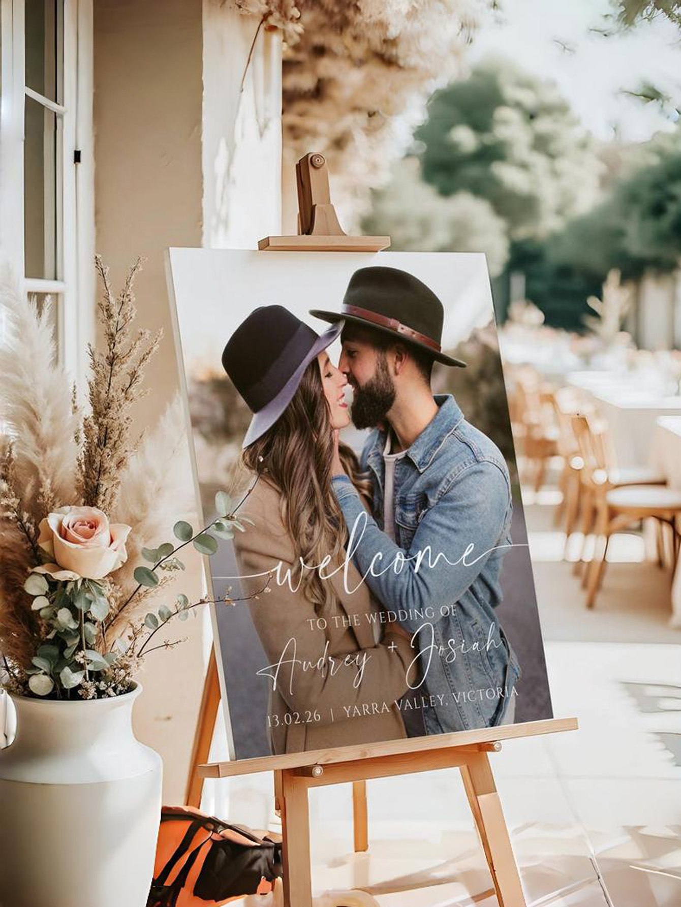 Wedding Welcome Sign Customizable Wedding Reception Welcome Board